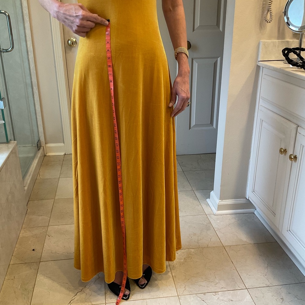 Polo Ralph Lauren One-Shoulder Velvet Stretch Cocktail Dress dress, Sz M - Picture 12 of 16